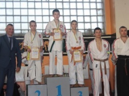 Спортсмены Покровска и Мирнограда успешно выступили на Чемпионате по Косики каратэ в Луганске