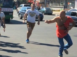 В Харькове украинские патриоты напали на мужчину в футболке "СССР"