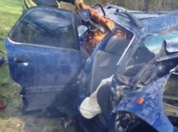 Жуткая ДТП в Житомирской области: тела погибших спасатели вырезали из автомобилей