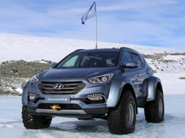 Hyundai Santa Fe прошел экстремальные испытания в Антарктике