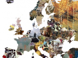 Создана карта Европы, где каждая страна представлена знаменитым произведением искусства