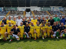 Сборная Украины среди ветеранов проведет два матча в Каховке