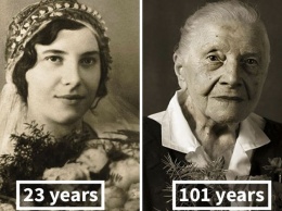 Фотограф сравнил портреты долгожителей в молодости и старости
