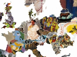 На основе картин Пикассо создана карта Европы