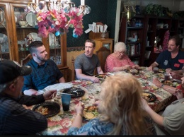 Цукерберг удивил обычную семью из Огайо, когда внезапно пришел на ужин
