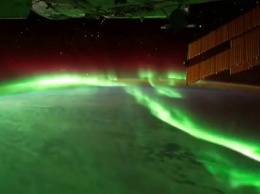 NASA показало на видео, как выглядит Северное сияние из космоса