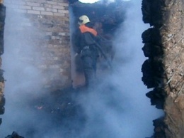 В Сумской области в результате пожара в жилом доме пострадал человек (ФОТО)
