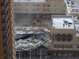 В России рухнула недостроенная школа, есть погибший: опубликованы фото и видео с места инцидента