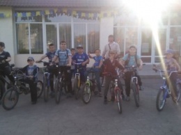 Школьники Мирнограда приняли участие в велопоходе