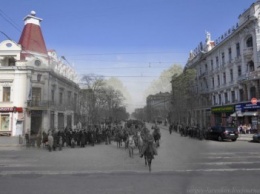 Фотоколлажи: Как выглядела Одесса в 1944 году (ФОТО)