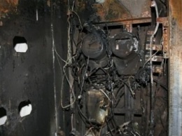 В результате пожара в электрощитовой жилой дом остался без электроэнергии