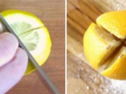 Она режет лимоны и помещает их на тумбочке - причина блестящая!