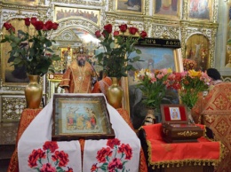 До 28 мая в Криворожско-Никопольской епархии пребывают мощи великомученика Георгия Победоносца и местночтимая Афонская икона (КАЛЕНДАРЬ)