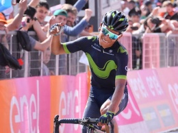 Наиро Кинтана - победитель 9-го этапа Джиро д'Италия-2017