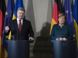 Встреча Порошенко и Меркель: Нужно вернуть минский процесс в конструктивное русло