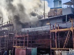 В Smart Maritime прокомментировали возгорание корабля «Нетешин» в доках ЧСЗ в Николаеве