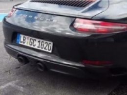 Так рычит новый двигатель 2016 Porsche 911 Carrera S