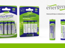 Energenie представил новые щелочные батарейки и аккумуляторы