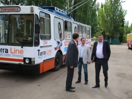 В Горловке запустили троллейбус