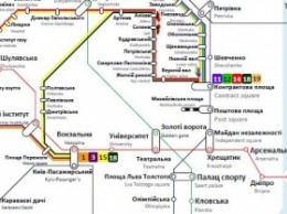 Банковские сотрудники разработали схему маршрутов киевских трамваев