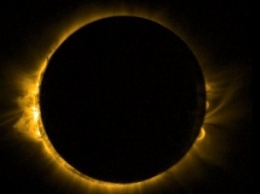 Космический зонд Proba-2 зафиксировал лунное затмение на Солнце