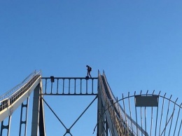 Смертельное видео: в Киеве руфер сорвался с моста
