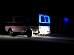 Пьяный водитель "Ритуальной службы" ночью в Николаеве пытался доказать патрульным, что не он был за рулем (ВИДЕО)