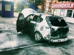 В Казани взорвался автомобиль Mazda