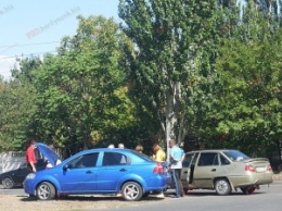 В Бердянске таксист угодил в ДТП