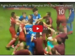 Китайские футболисты устроили массовую бойню на матче