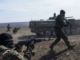 Бой бойцов АТО с боевиками «ДНР» (видео)