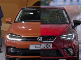 2018 VW Polo или SEAT Ibiza? Сравниваем два супермини