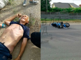 Под Одессой мотоциклист врезался в пожилого пешехода (ФОТО)
