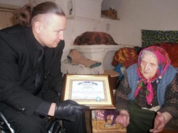 Старейшей украинке исполнилось 117 лет