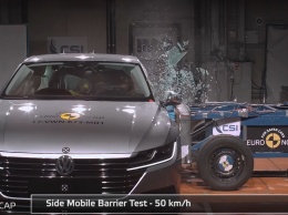 VW Arteon получил от Euro NCAP пятизвездочный рейтинг безопасности [видео]