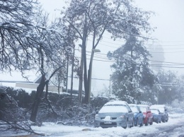 Столицу Чили накрыл сильнейший снегопад