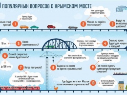 О Керченском мосте рассказали в одной картинке
