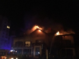 В Луцке случился крупный пожар в гостинице