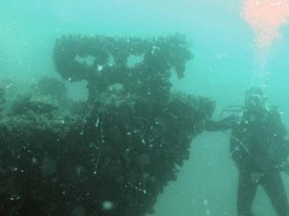На Одесчине обнаружили затопленное немецкое судно с боеприпасами