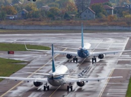В аэропорту Киев застряли сотни пассажиров