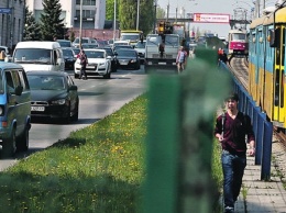 В Киеве на линии скоростного трамвая - второе ЧП за день