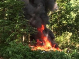 В Вирджинии во время столкновений разбился военный вертолет (видео)