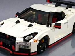 Игрушечный Nissan GT-R Nismo воссоздали из кубиков Lego