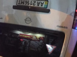 Киевский FlatOut: возле светофора протаранили иномарку