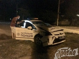 В Скадовске полицейский Prius протаранил машину скорой помощи