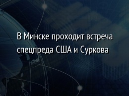 В Минске проходит встреча спецпреда США и Суркова