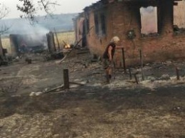 Страшная трагедия: Вдоль трассы, ведущей на Лисичанск, полностью выгорело село