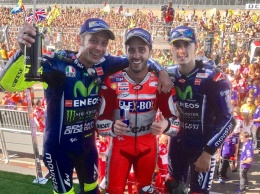 BritishGP: Довициозо возвращает лидерство в MotoGP после схода Маркеса