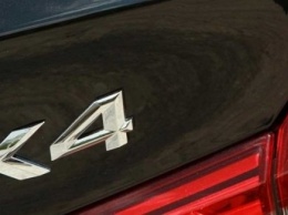 Новый BMW X4 показался без «камуфляжа»