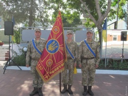 В Аккермане военные инженеры торжественно встретили боевое знамя полка